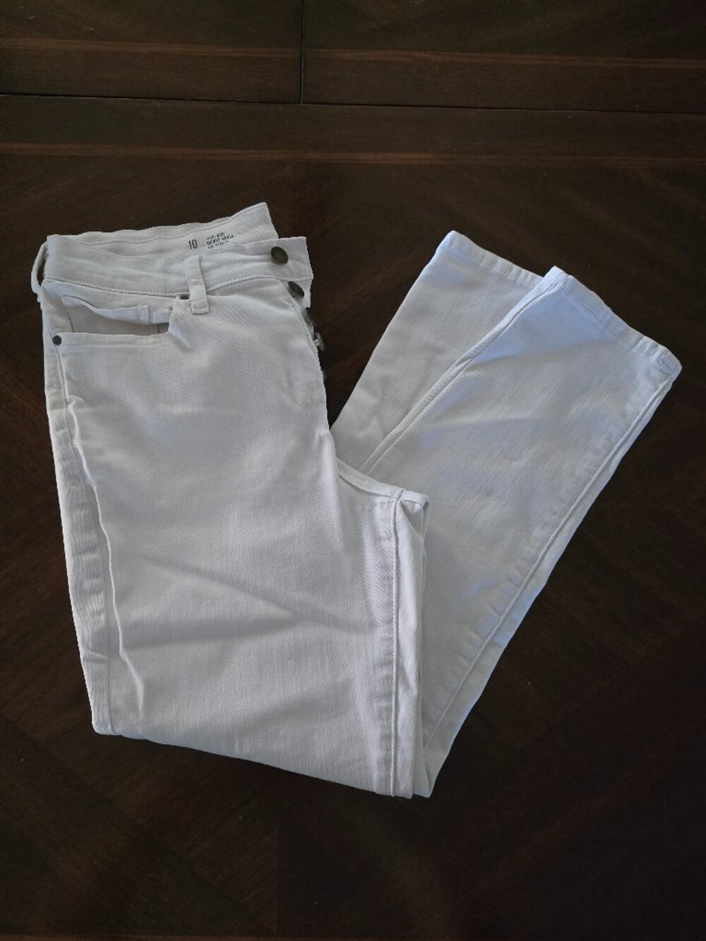 A.N.A. White High-Rise Skinny Ankle Jeans